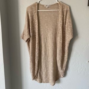 Tan cardigan
